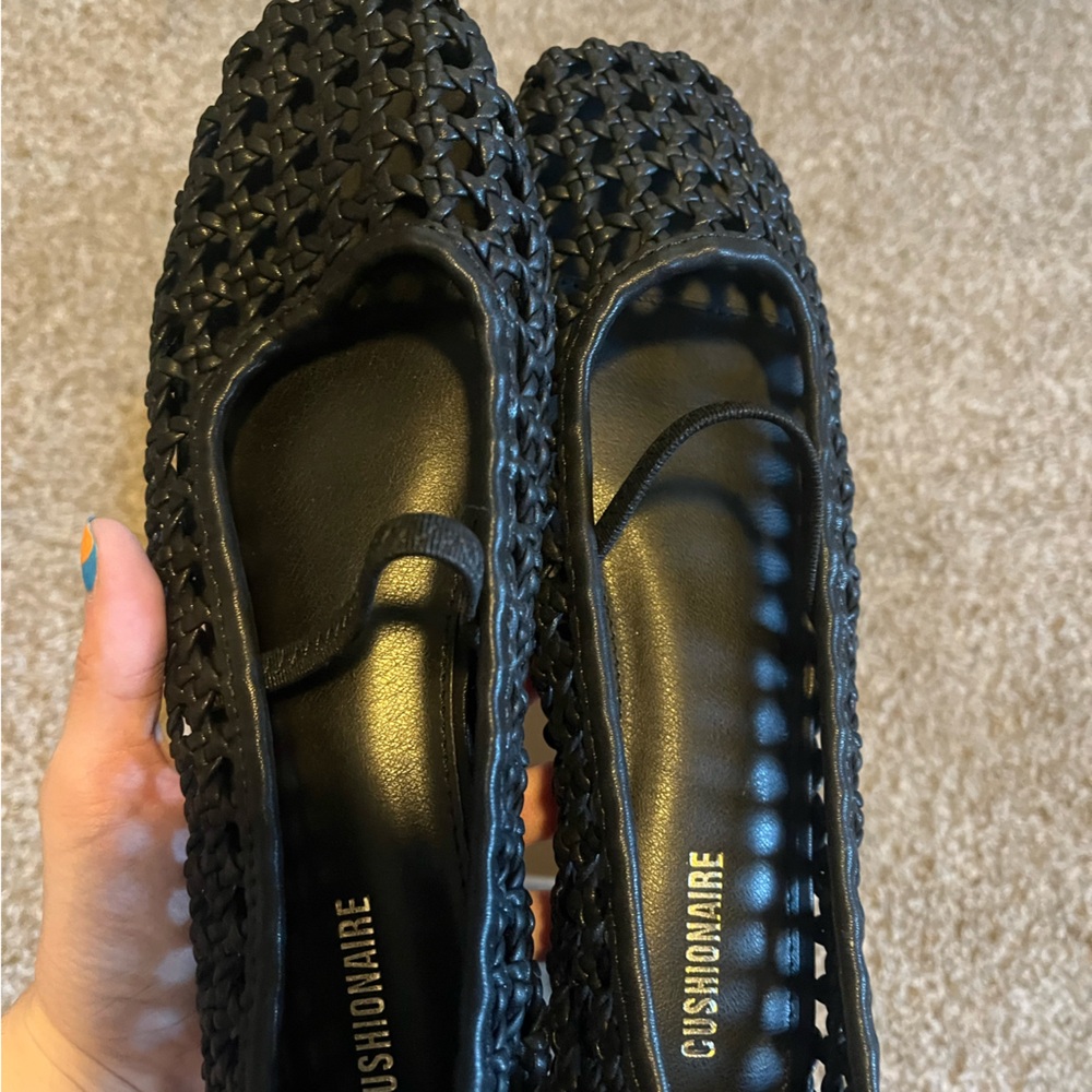 Cushionaire woven flats